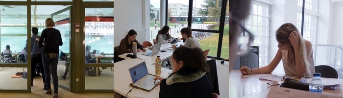 Salles de travail en groupe des BU