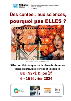 Affiche Des contes aux sciences, pourquoi pas elles ?