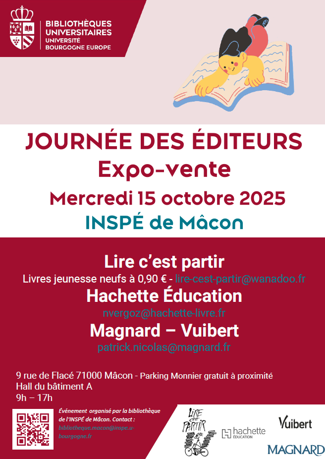 Journée des éditeurs à l'INSPÉ Mâcon